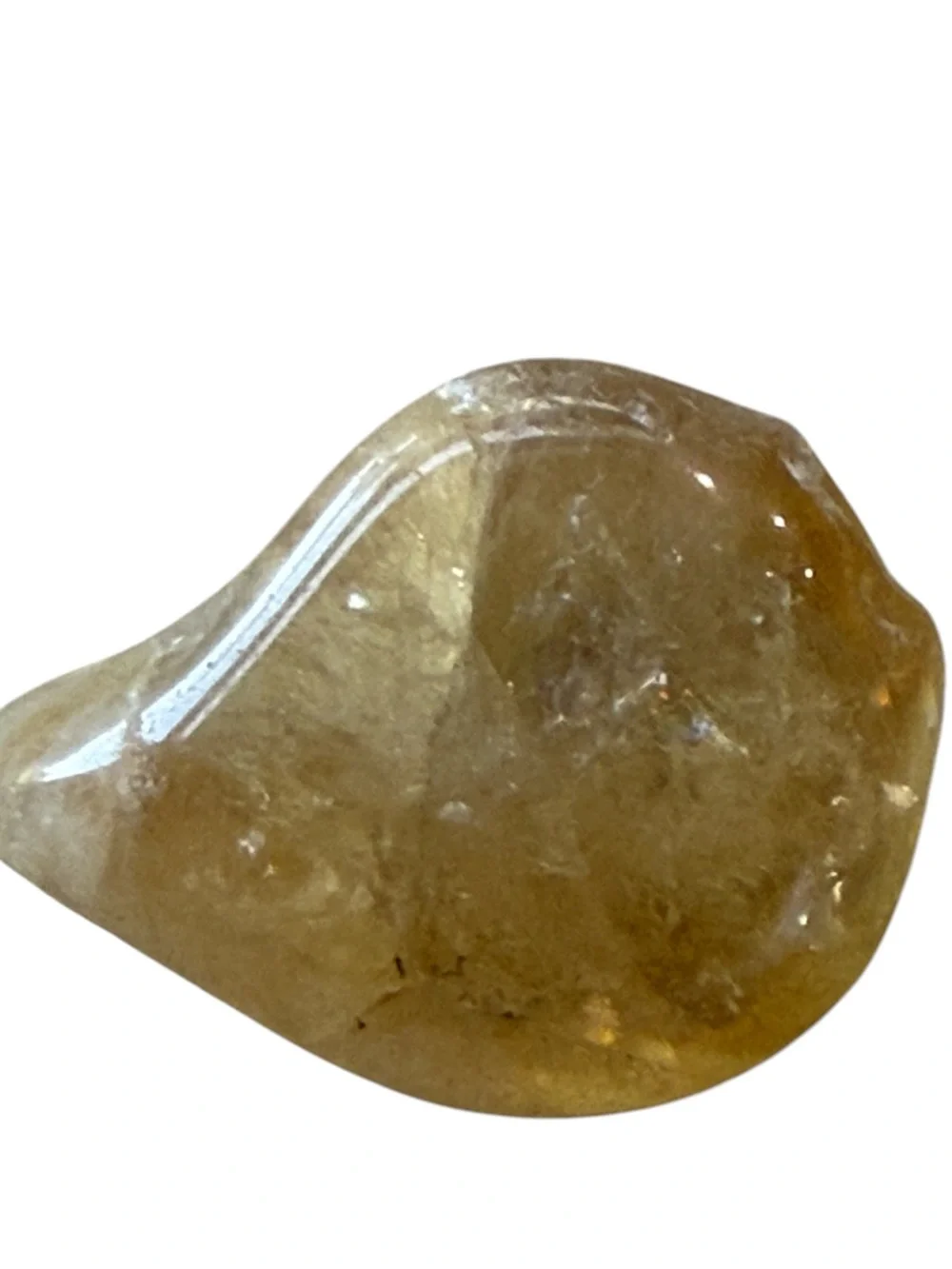 Natural Citrine Tumbled Crystal Stone!